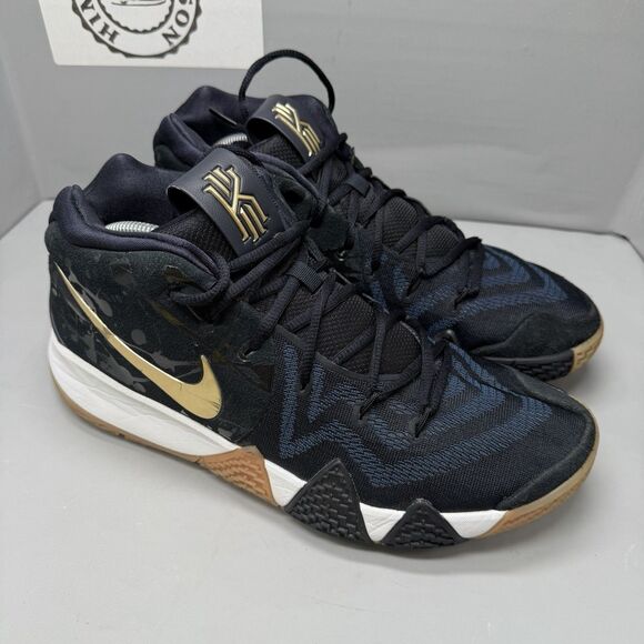 NIKE KYRIE 4 BASKETBALL SHOES PITCH BLUE 943806-403  Men Size 11 Preowned